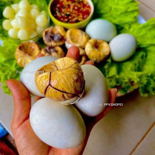 ไข่ลูกเป็ดเวียดนาม ระยะ 1 2 3 (เลือกระยะได้) [แถมน้ำจิ้ม) 3 ฟอง