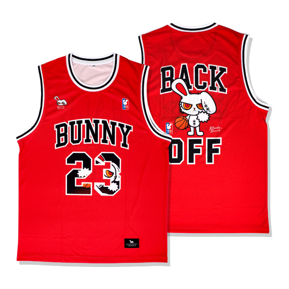 เสื้อกล้าม BLOODY BUNNY 23 RED BASKETBALL TANK