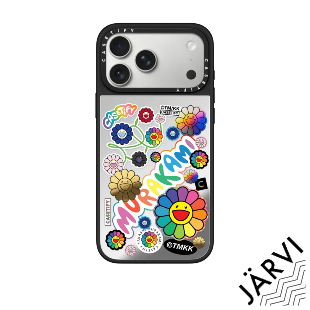[ส่งด่วน/พร้อมส่ง] CASETiFY | FLOWERS STICKER MANIA PHONE CASE [MURAKAMI] #For iPhone Samsung #แท้