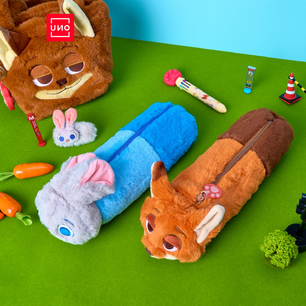 UNO กระเป๋าดินสอหัวตุ๊กตา Zootopia ลิขสิทธิ์แท้