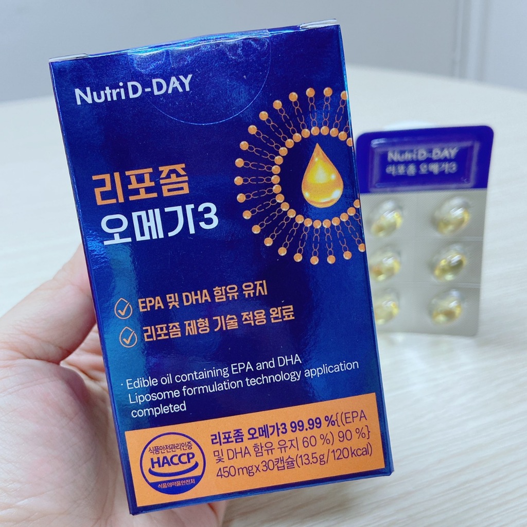 (🌼แท้ / พร้อมส่ง🌼) NUTRI D-DAY Liposomal Omega-3