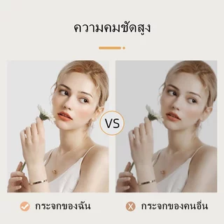 AiHome กระจกแท้ 40/50/60/70/80cm กระจกห้องน้ำ บานใหญ่ กระจกติดผนัง กรอบ​สวย ผิวเรียบสนิท