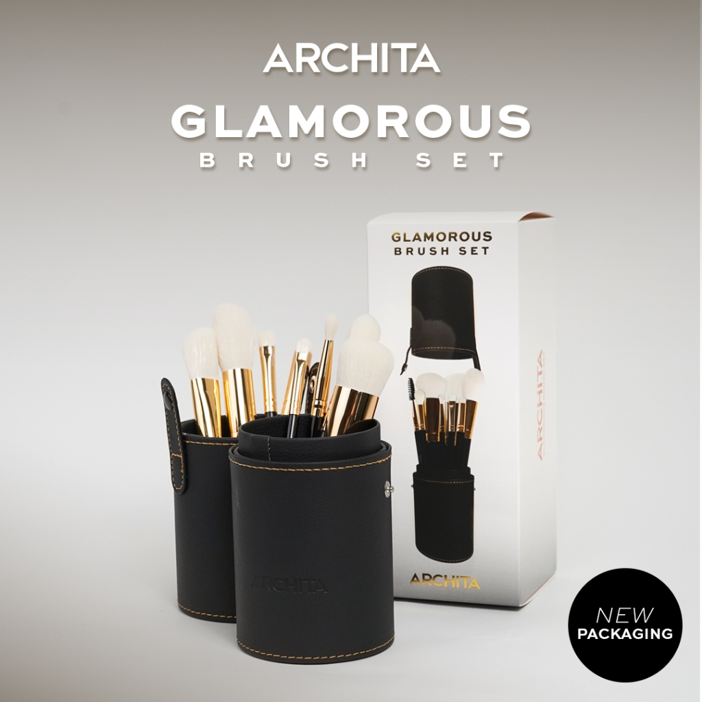 ARCHITA - GLAMOROUS BRUSH SET WITH BAG ⚜️