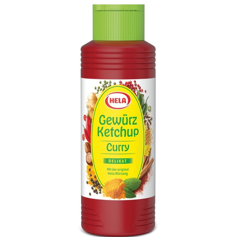 HELA Ketchup curry delicate 300ml bottle - HELA Gewuerzketchup delikat 300ml