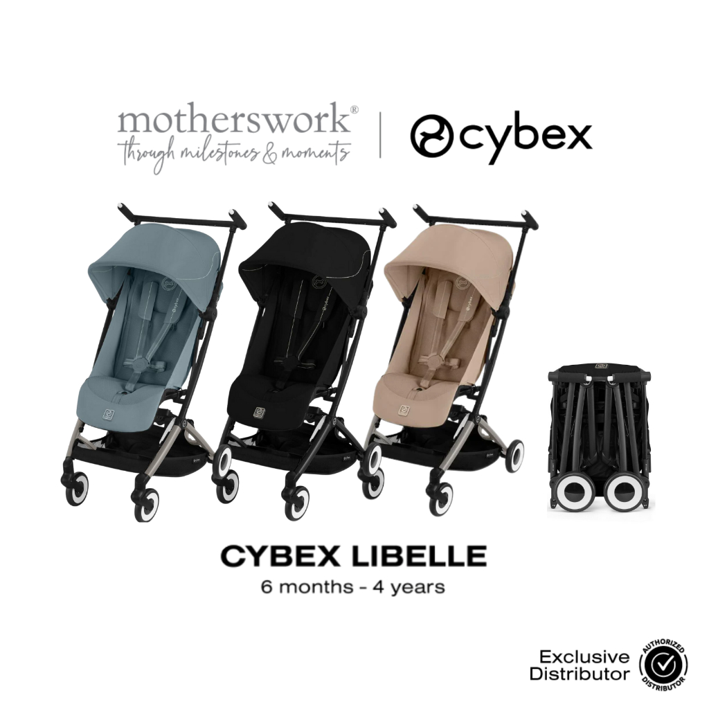 Cybex Libelle '24 [CLEARANCE] แถมกระเป๋า! Carry On Travel Stroller | รถเข็นพับเล็กขึ้นเครื่อง 6กก | 
