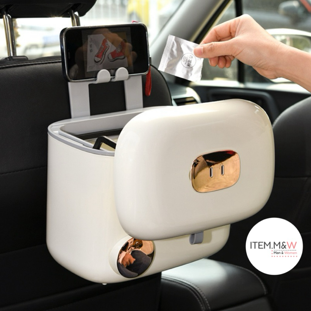 พร้อมส่ง📍จากไทย ถังขยะแบบแขวนในรถ มี 2 แบบ 2 ขนาด งานมินิมอล สวย🌟