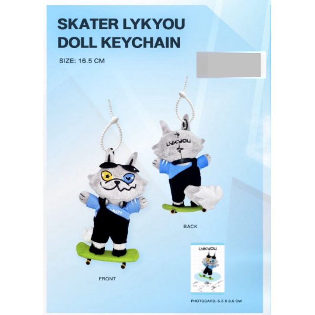 SKATER LYKYOU DOLL KEYCHAIN พวงกุญแจไลค์ยู V.2  Lykn