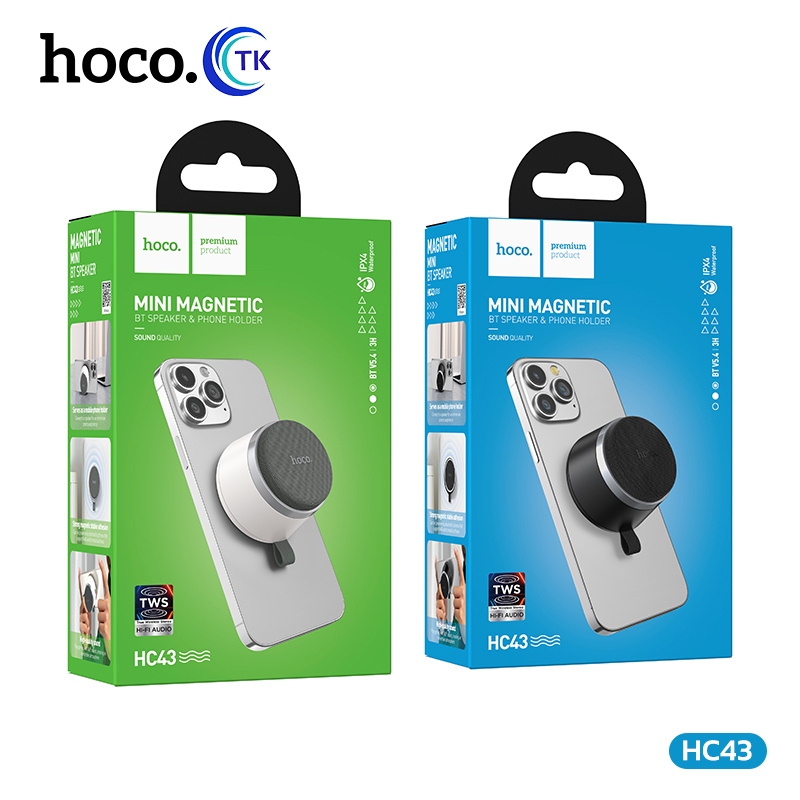 HOCO ลำโพงมินิ Mini Speaker Bluetooth 5.4 กันน้ำระดับ IPX4 ดีไซน์มินิมอล พกง่าย ใช้งานได้ยาวนาน HC43 ราคา ถูกที่สุด ดีลบีเคเค แกลเลอรีภาพที่ 9