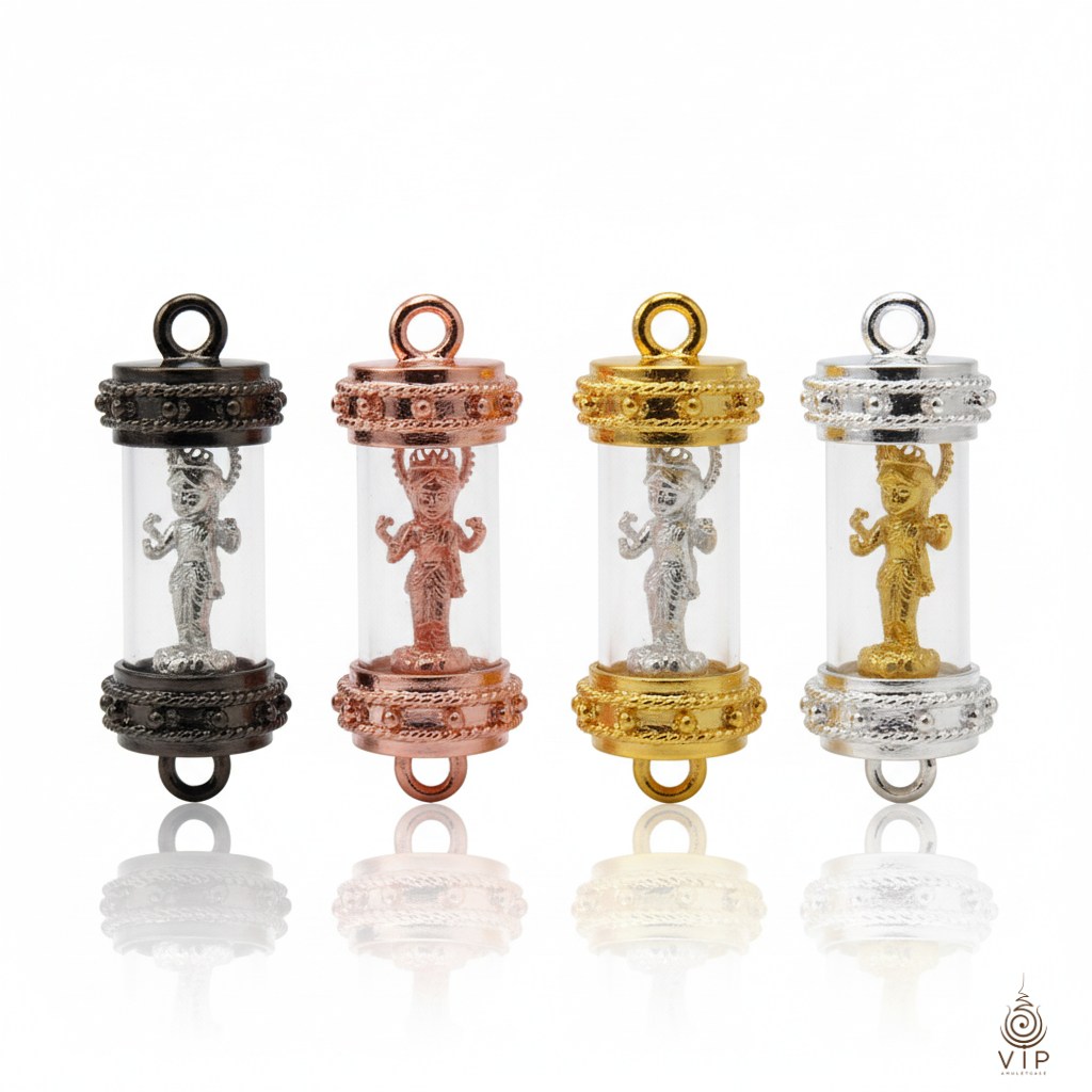 (แท้100% ส่งไว) พระแม่ลักษมี รุ่นเทวา ฟ้าสั่งรวย องค์ยืน ครูบาเทวฤทธิ์  | Goddess Lakshmi Amulet  | 吉祥天女佛牌