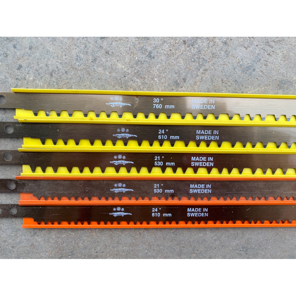 ใบเลื่อยคันธนู ตราจระเข้ [ของแท้] ฟันถี่ ฟันห่าง ขนาด 21",24",30"