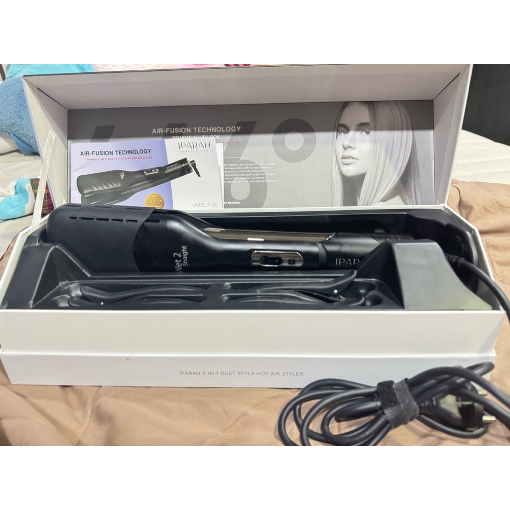 IPARAH 2-in-1 Duet Style Hot Air Styler  เทคโนโลยี Air-Fusion P-100 หนีบไดร์  หนีบพร้อมเป่า เครื่องห