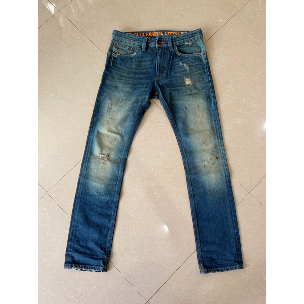 กางเกงยีนส์ Diesel Thavar 8X2 008X2 W29 L30 [Like New]