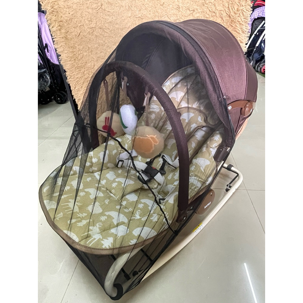 เปลโยก เปลเด็ก เปลทารก KATOJI สภาพสวย90% (สินค้ามือสองญี่ปุ่น)