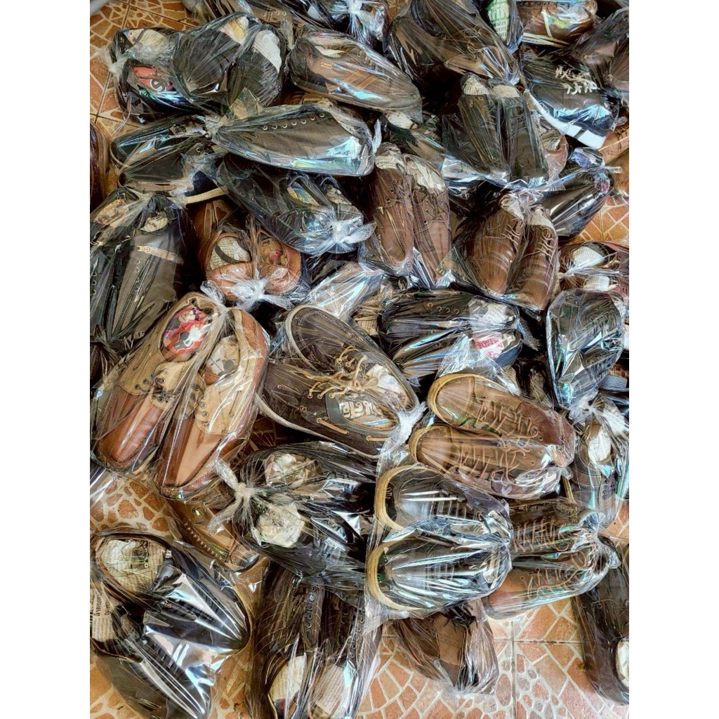 👞🥾 รองเท้าหนังวินเทจคละ รวมชุด 50 คู่ - รูปที่ 2