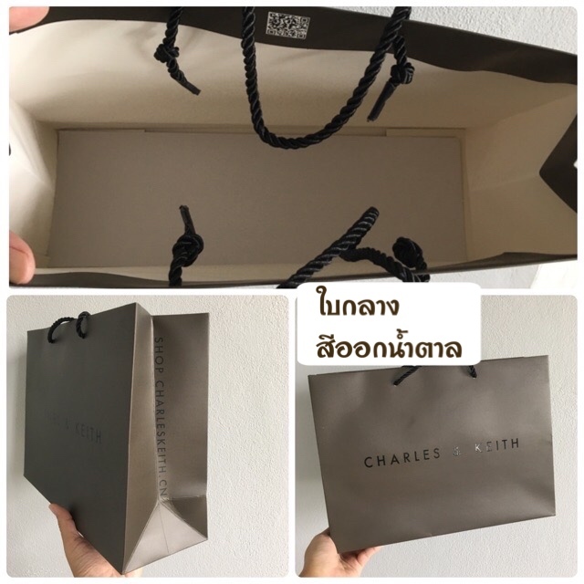 ถุง กระดาษ แบรนด์ Ck ถุงของขวัญcharles & keith เก็บโค้ดส่งฟรี(ถุงกระดาษckดำ) ราคา ถูกที่สุด ดีลบีเคเค แกลเลอรีภาพที่ 3