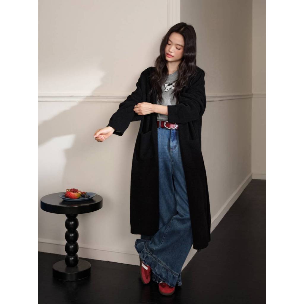 [Preorder] KUOSE : Zipped Hoodie Dress