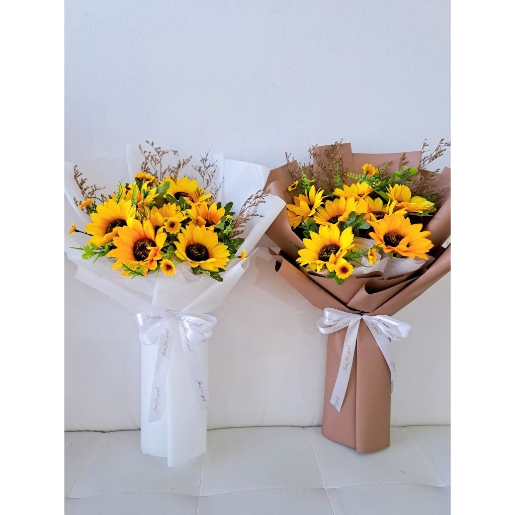 ช่อดอกทานตะวัน ดอกไม้ประดิษฐ์