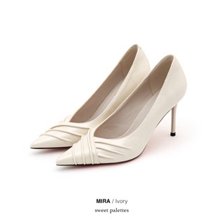 Sweet Palettes รองเท้าส้นสูง Mira Ivory
