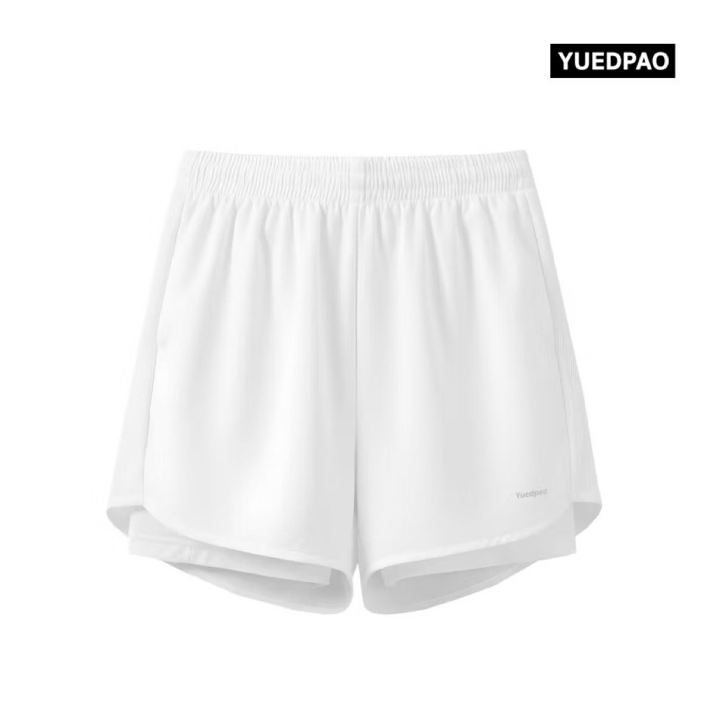 Yuedpao Sportswear กางเกงออกกำลังกายขาสั้น กางเกงวิ่ง 2in1 มีซับใน พร้อมกระเป๋าด้านข้าง Ultra Flow R