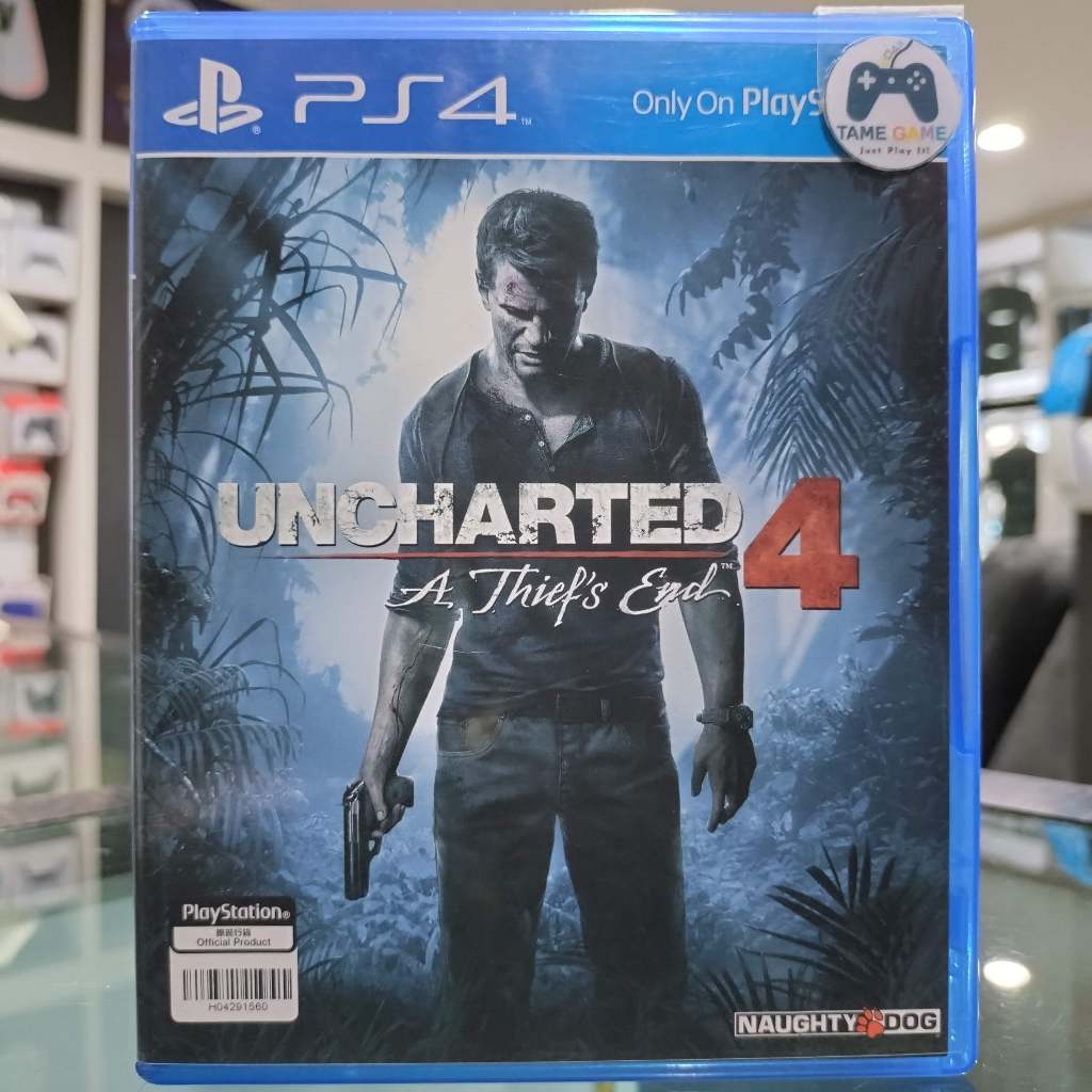 (ภาษาอังกฤษ) มือ2 Uncharted 4 A Thief's End PS4 มือสอง (เล่นกับ PS5 ได้ Uncharted4 Uncharted 4)