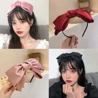 คาดผมโบว์ย้อนยุคเรียบง่าย ผู้หญิงหวานน่ารัก