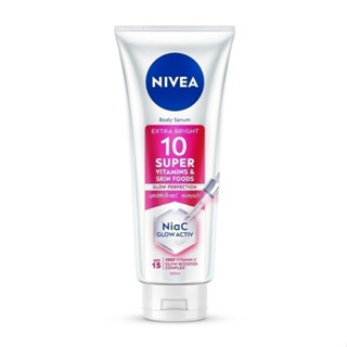 Nivea Extra Bright 10 Super Vitamin and Skin Food Serum SPF1…
