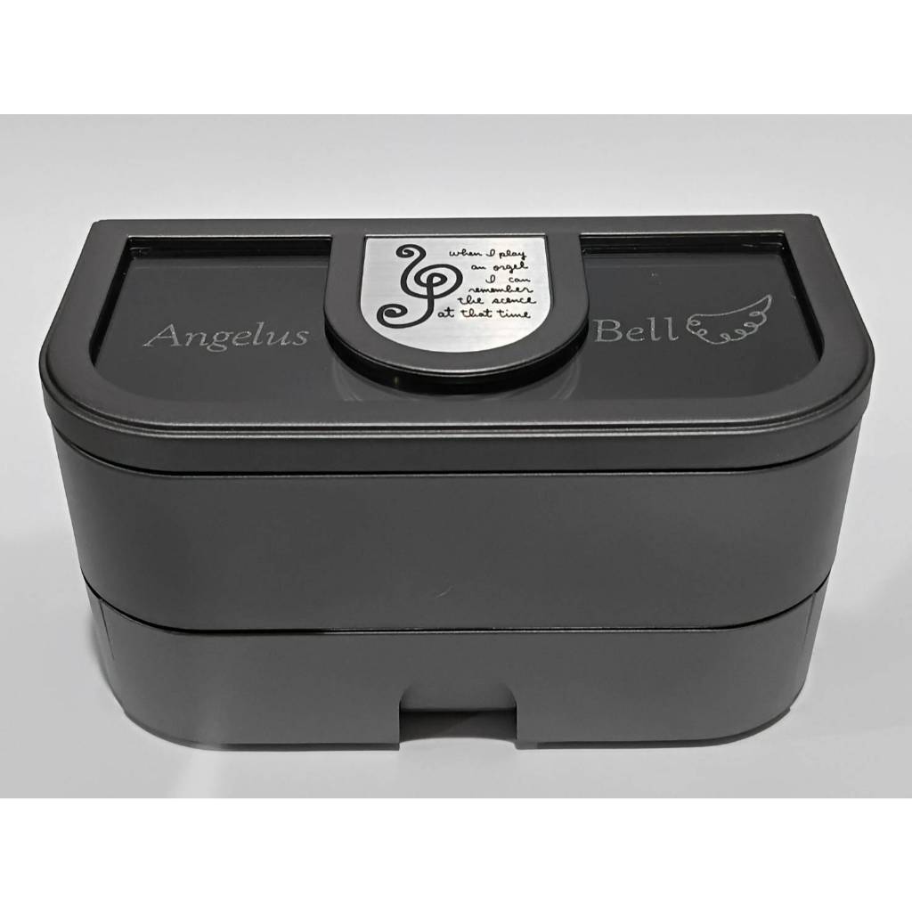 กล่องดนตรีไขลาน Music Box Angelus Bell มีช่องใส่ของ ใส่เครื่องประดับ ขนาด17.5x8.5x8 ซม.