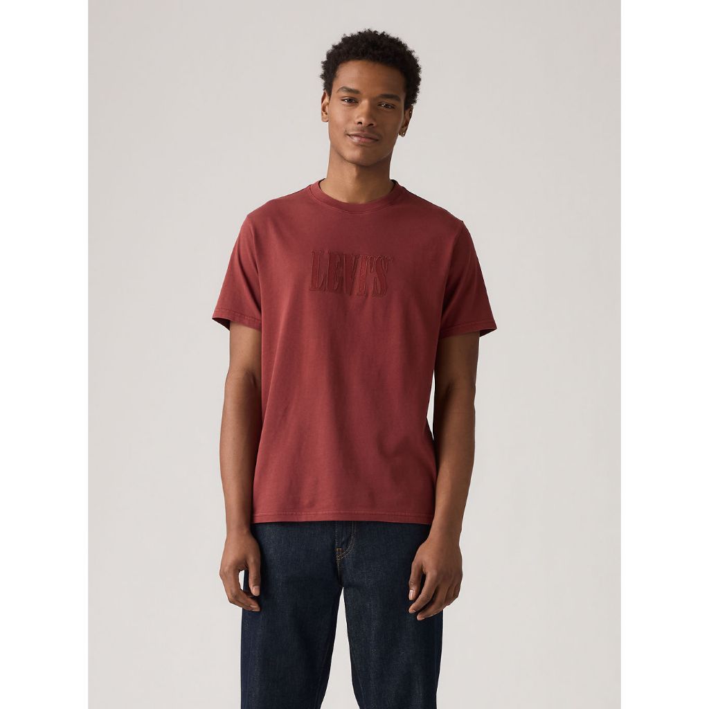 เสื้อยืดผู้ชาย Levi's® Men's Relaxed Long-Sleeve Graphic T-Shirt