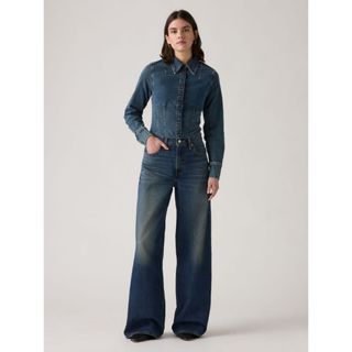 กางเกงยีนส์ผู้หญิง Levi's® Women's XL Straight Jeans
