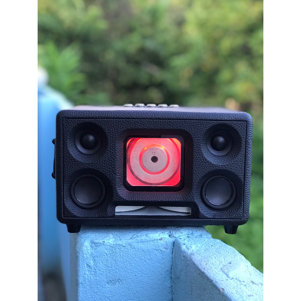 แบนพาสจิ๋ว3นิ้วSu200วัตต์หนังดำ