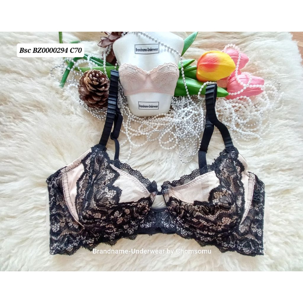 Bsc Size C70 ชุดชั้นในแบรนด์เนม/เสื้อชั้นในลูกไม้ ซีทรู Bra BZ0000294