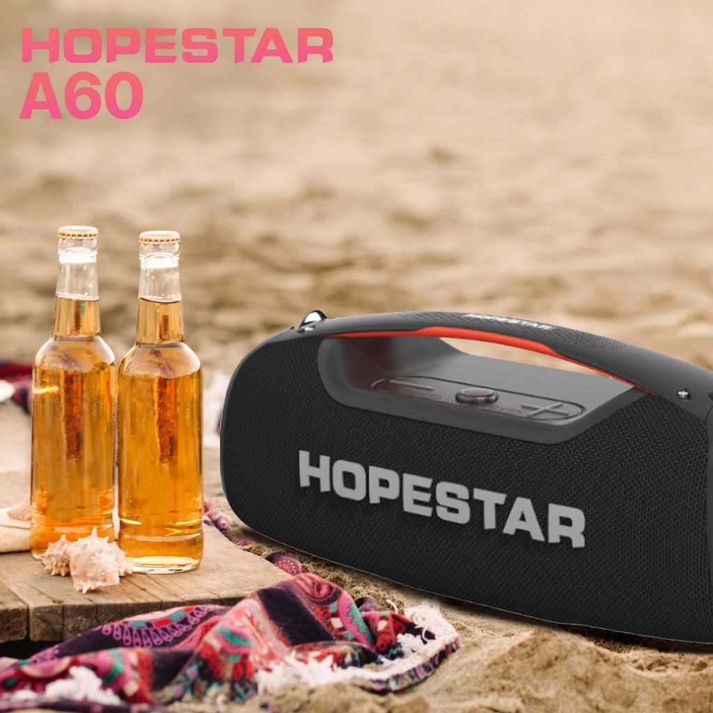 Hopestar A60 ลำโพงบลูทูธ 100วัตต์ ฟรี ไมค์ 1 อัน ลำโพง 5 ดอก ดังกระหึ่ม