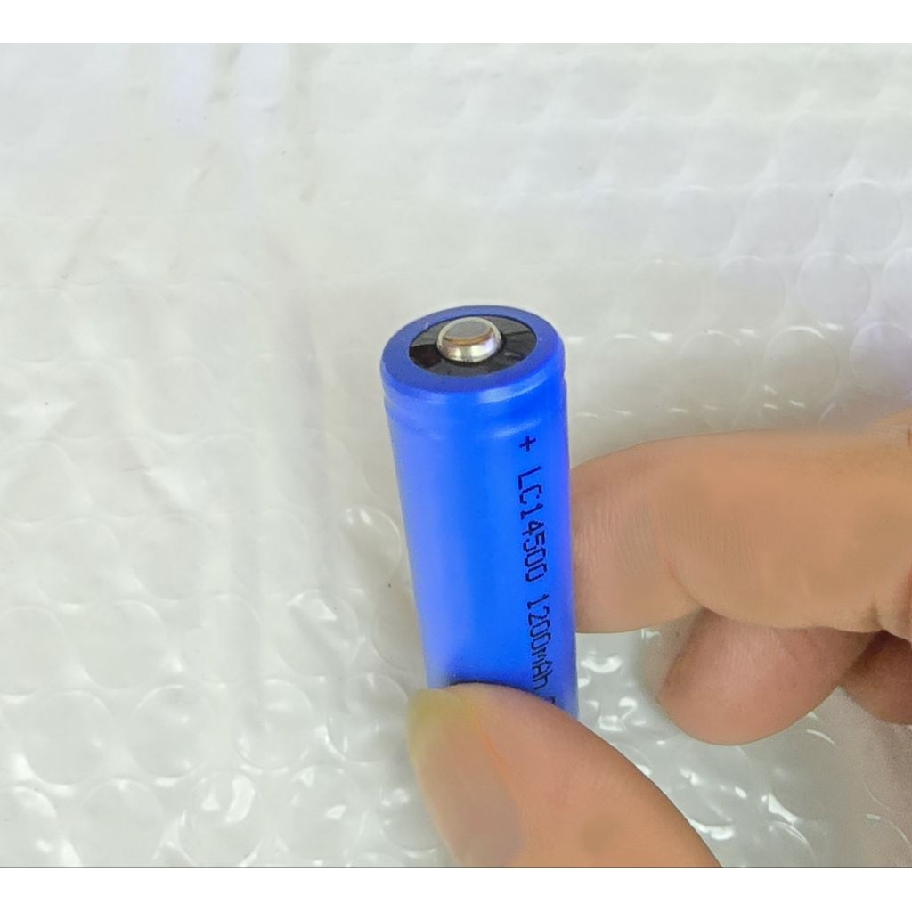 แบตเตอร์3.7V14500 1200mah