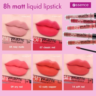 essence เอสเซนส์ 8h matte liquid lipstick ลิควิดลิปสติก ติดทนนานกันน้ำ
