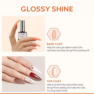 Modelones base top เล็บเจล 7/10ml ไม่ต้องเช็ด ติดทนนาน ใช้งานง่าย สำหรับ สำหรับร้านเล็บ