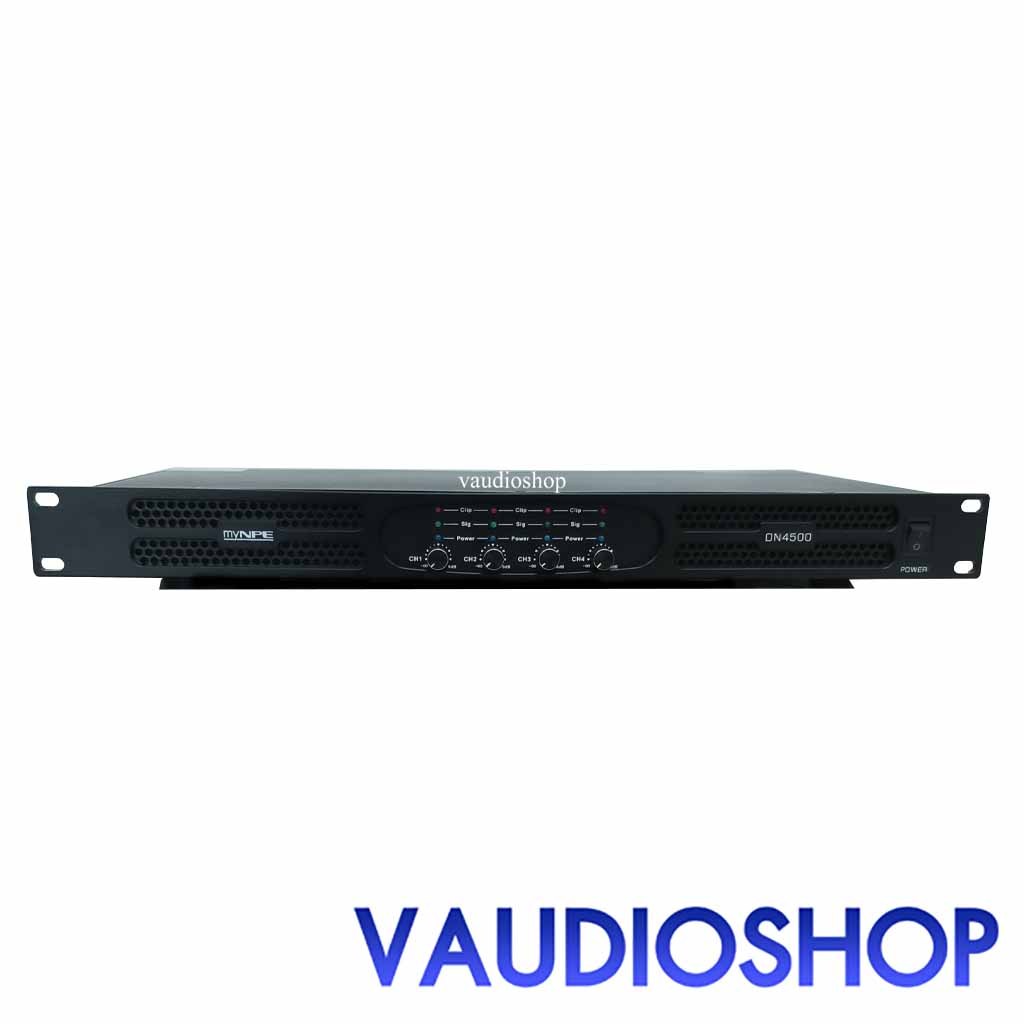 MyNPE DN4500 (500Wx4) Power Amp เพาเวอร์แอมป์ Class D (1U) 4แชลแนล