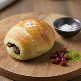 Matcha Shio Pan มัทฉะชิโอะปังพรีเมียม ไส้ถั่วแดงญี่ปุ่น รสชาติเข้มข้น กรอบนอก นุ่มใน อบใหม่ทุกวัน