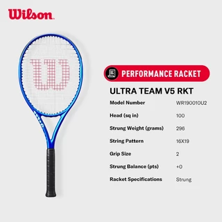 Wilson ULTRA Team V5 ไม้เทนนิส Pre-strung (ไม้ขึ้นเอ็นแล้ว) WR190010U2 Official Store