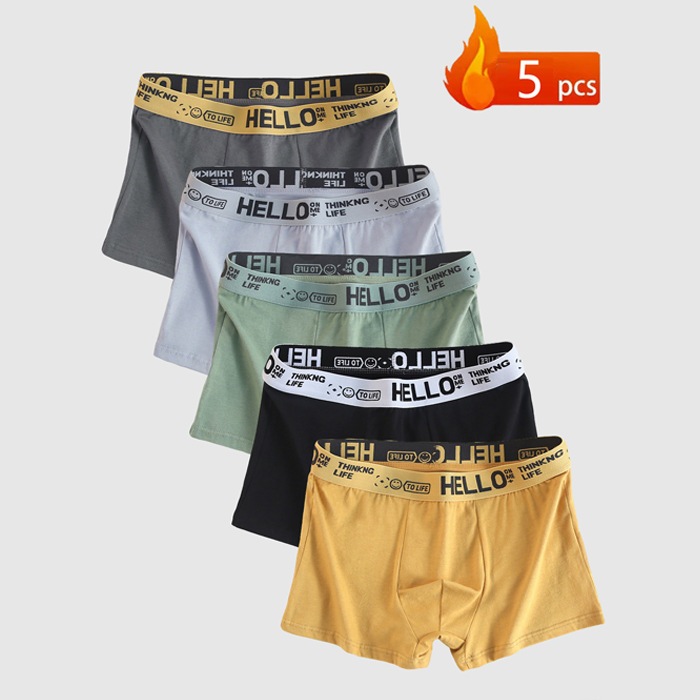 กางเกงในบ็อกเซอร์ Boxer กางเกงในผู้ชายขาสั้น กางเกงในบ็อกเซอร์ Boxer เนื้อผ้านิ่ม สวมใส่สบาย