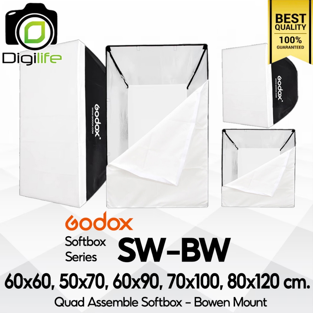 Godox Softbox SB-BW 60*60, SB-BW 50*70, SB-BW 60*90, SB-BW 70*100, SB-BW 80*120 cm.-Bowen Mount / Di