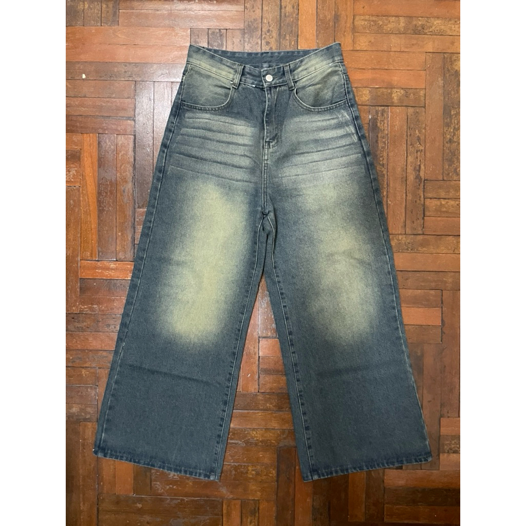 Karants Baggy Jeans กางเกงยีนส์ ทรงเบคกี้ Unisex มือ 2 สภาพดีมาก เฟดสวย ทรงสวย ใส่สบาย ของแท้100% มี