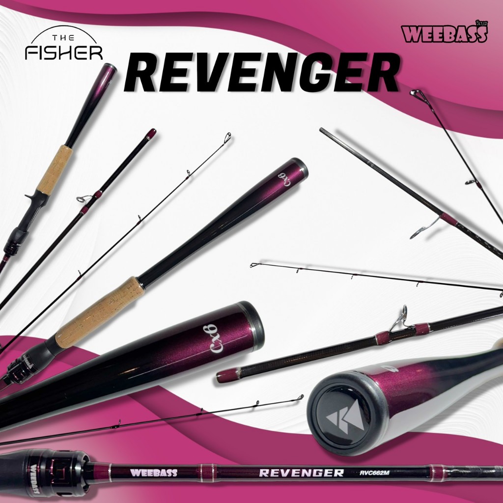 A02 WEEBASS คัน - รุ่น REVENGER V3 6.6 ฟุต - คันตีเหยื่อปลอม