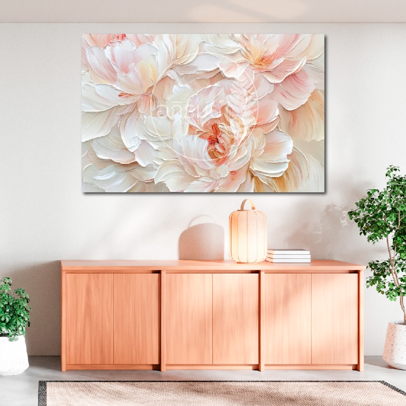 Flora Vintage V3-ภาพแต่งบ้านกรอบลอย ภาพพิมพ์แคนวาสขึงเฟรมไม้ - รูปที่ 5