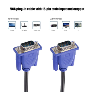 สายVGA ความยาว 1.5 เมตร/3 เมตร/5 เมตร/10 เมตร,สายมอนิเตอร์,สายมอนิเตอร์คอมพิวเตอร์