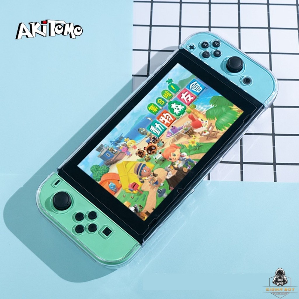 Akitomo เคสใสแข็ง Nintendo Switch V.1 V.2 AKSW-106
