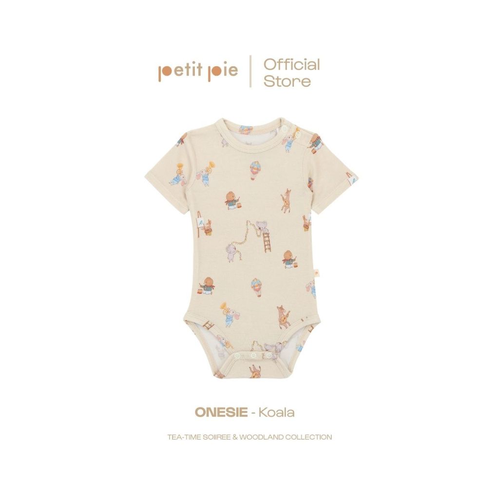 Petit Pie Onesie - Koala  ชุดใยไผ่ธรรมชาติ  ผ้านุ่มลื่น ยืดยามตัวน้อง  ใส่สบาย ได้รับการรับรองความปลอดภัยจาก OEKO-TEX
