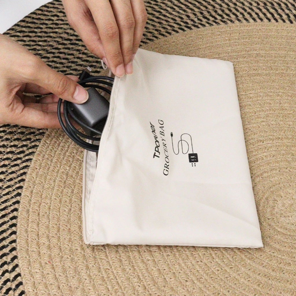 Tpartner  กระเป๋าจัดระเบียบ Organize Bag เซ็ต 6 ชิ้น ผู้ช่วยจัดกระเป๋าเดินทาง คุณภาพพรีเมียม ดีไซน์เรียบง่าย thumbnail 9
