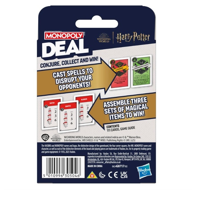 Monopoly Deal: Harry Potter Card Game (เกมการ์ด) – เล่นเร็ว จบไว! ดวลเวทมนตร์ สะสมไอเทมวิเศษ ราคา ถูกที่สุด ดีลบีเคเค แกลเลอรีภาพที่ 2