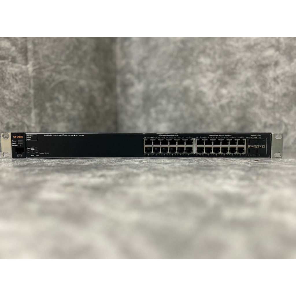 Switch  Aruba 2530-24G (#J9776A) มือสองใช้งานปกติ