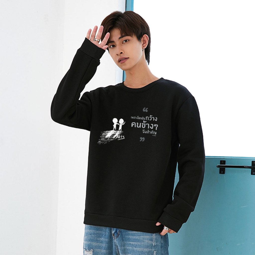 ⭐BK-1301-O⭐ เสื้อเสื้อสเวตเตอร์ ผ้าโพลีเอสเตอร์ผ้าไม่บางมากใส่ในวันธรรมดาก็ได้ (จัดส่งในไทย)